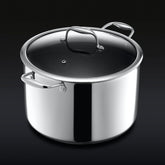 Hybrid Stock Pot with Lid, 10-Qt