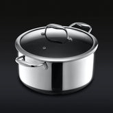 Hybrid Stock Pot With Lid, 8-Qt
